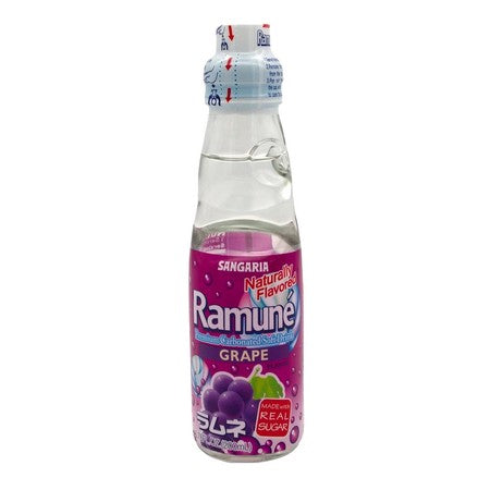 Ramune Grape Marble Soda