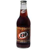 A&W Glass Bottled Root Beer Cane Sugar