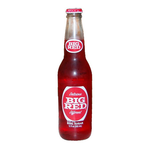 Big Red Glass Bottled Soda Real Sugar